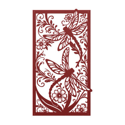 dragonfly wall art metal