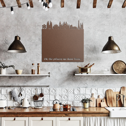 European_Skyline_Travel_Magnet_Display_B_Copper_Rustic_Kitchen_Mockup.png_15639500