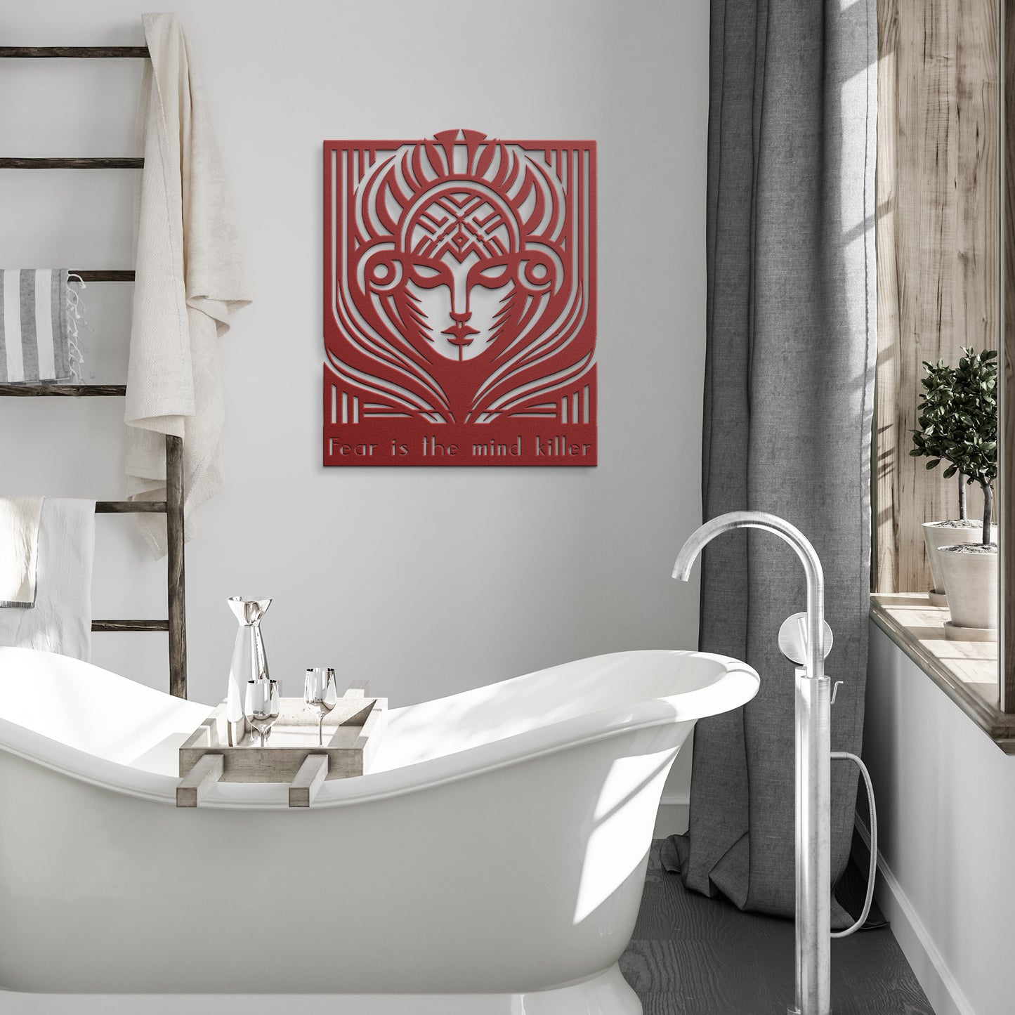 Fear is the Mind Killer Metal Wall Art