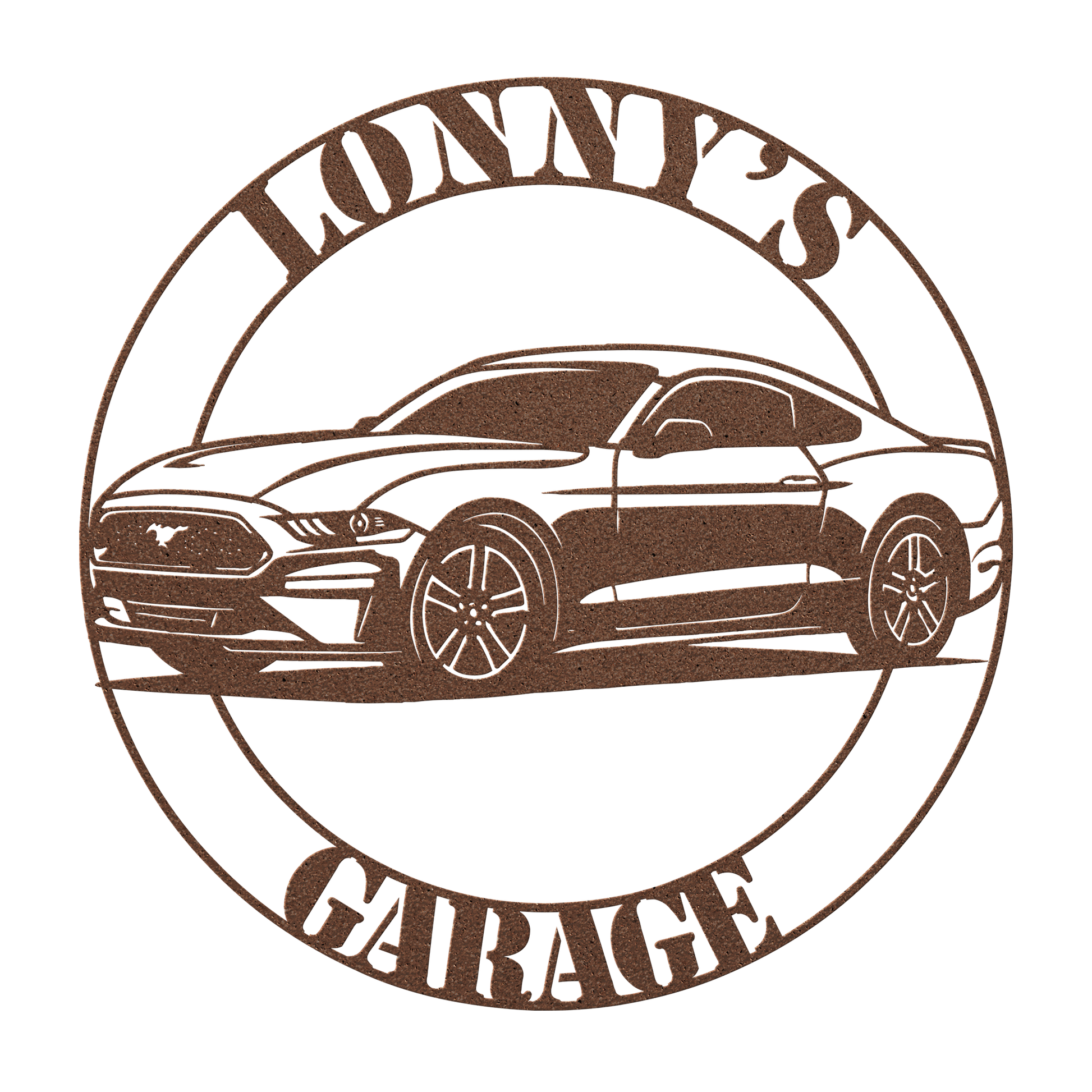 ford mustang sign