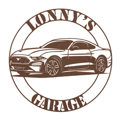 ford mustang sign