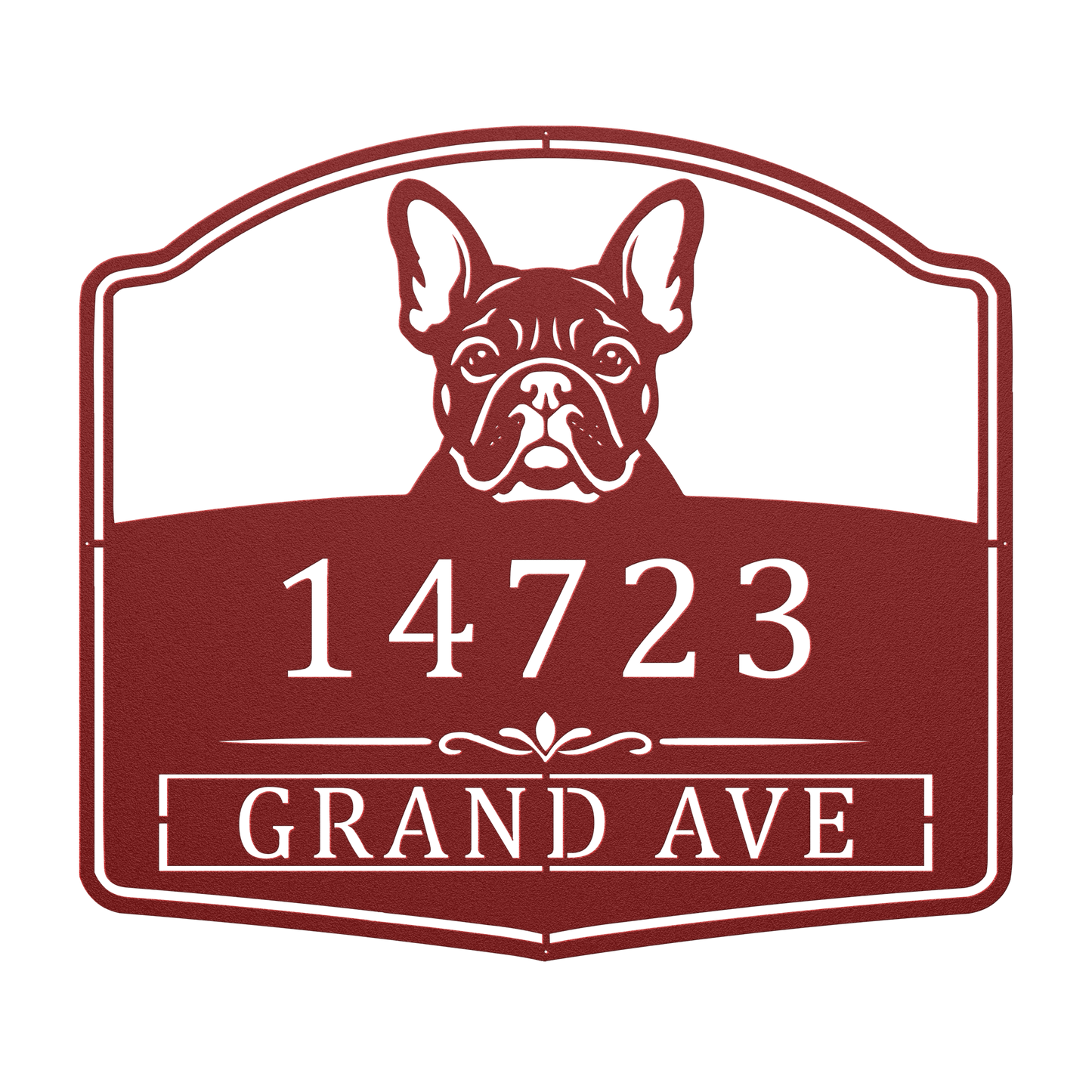 address sign