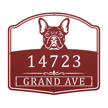 address sign