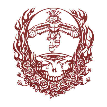 outdoor tribal metal decor