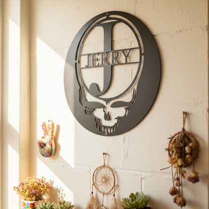 Custom Grateful Dead family name metal sign