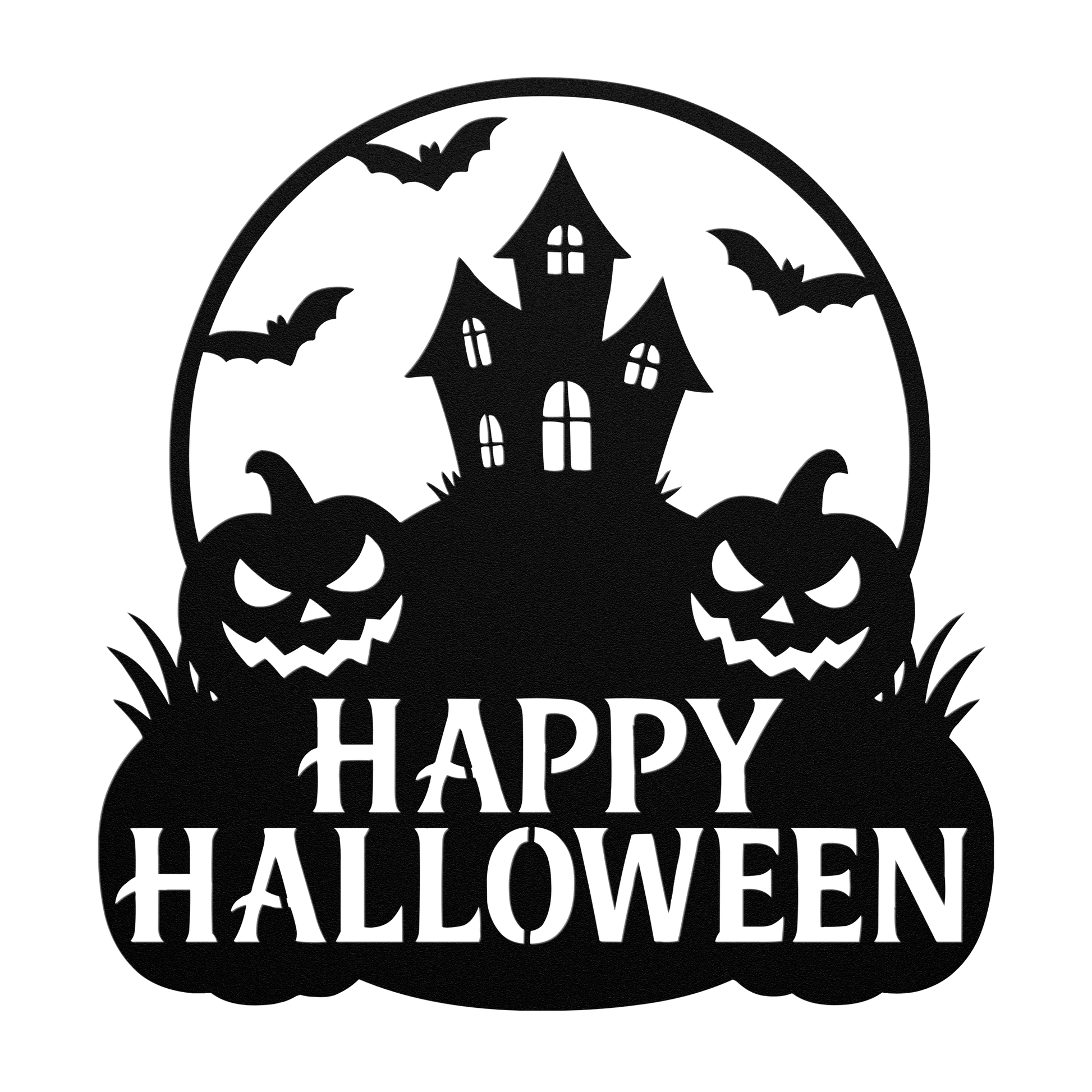 Personalized Halloween wall art USA made