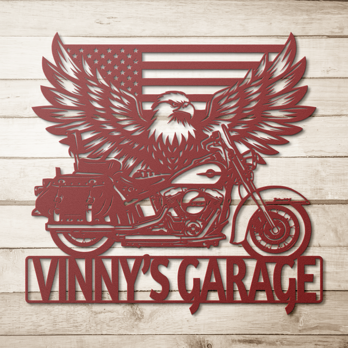 Harley Davidson Eagle Metal Sign Motorcycle Wall Art – Metal Art Signs