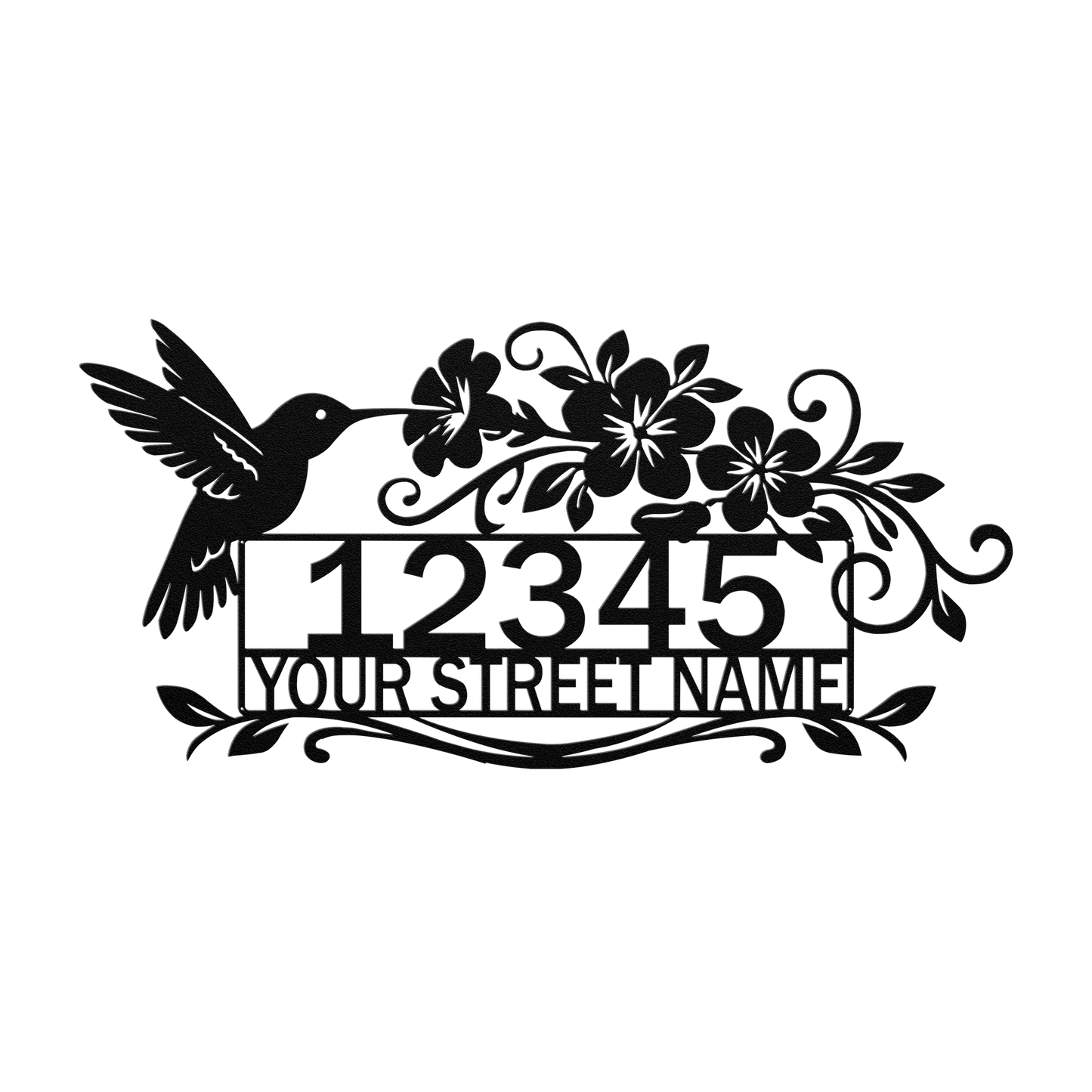 Hummingbird_Floral_Metal_Address_Sign_Pe_Black_Transparent_Mockup.png_15513055