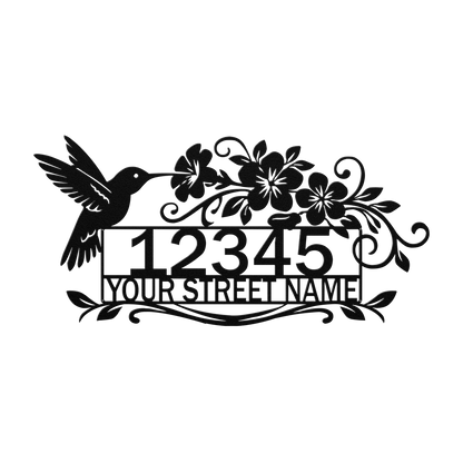 Hummingbird_Floral_Metal_Address_Sign_Pe_Black_Transparent_Mockup.png_15513055