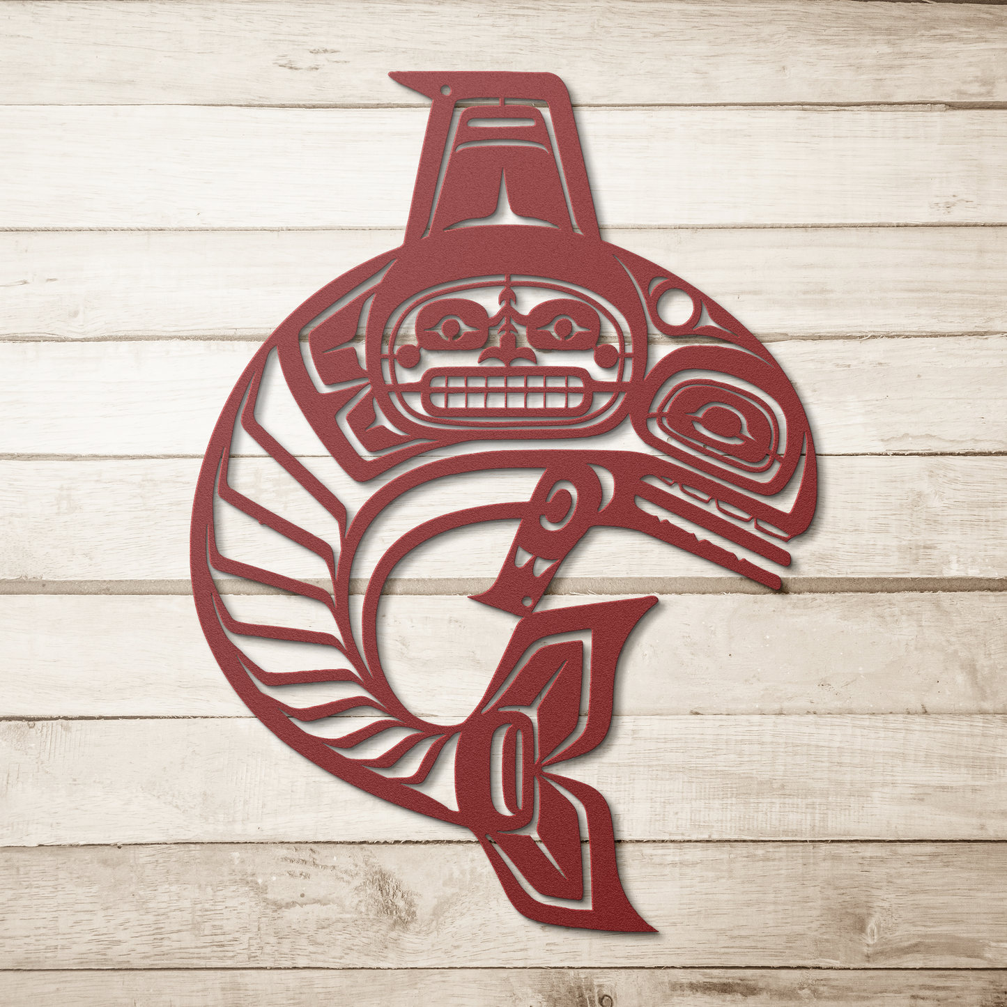 Northwest Tribal steel wall decor