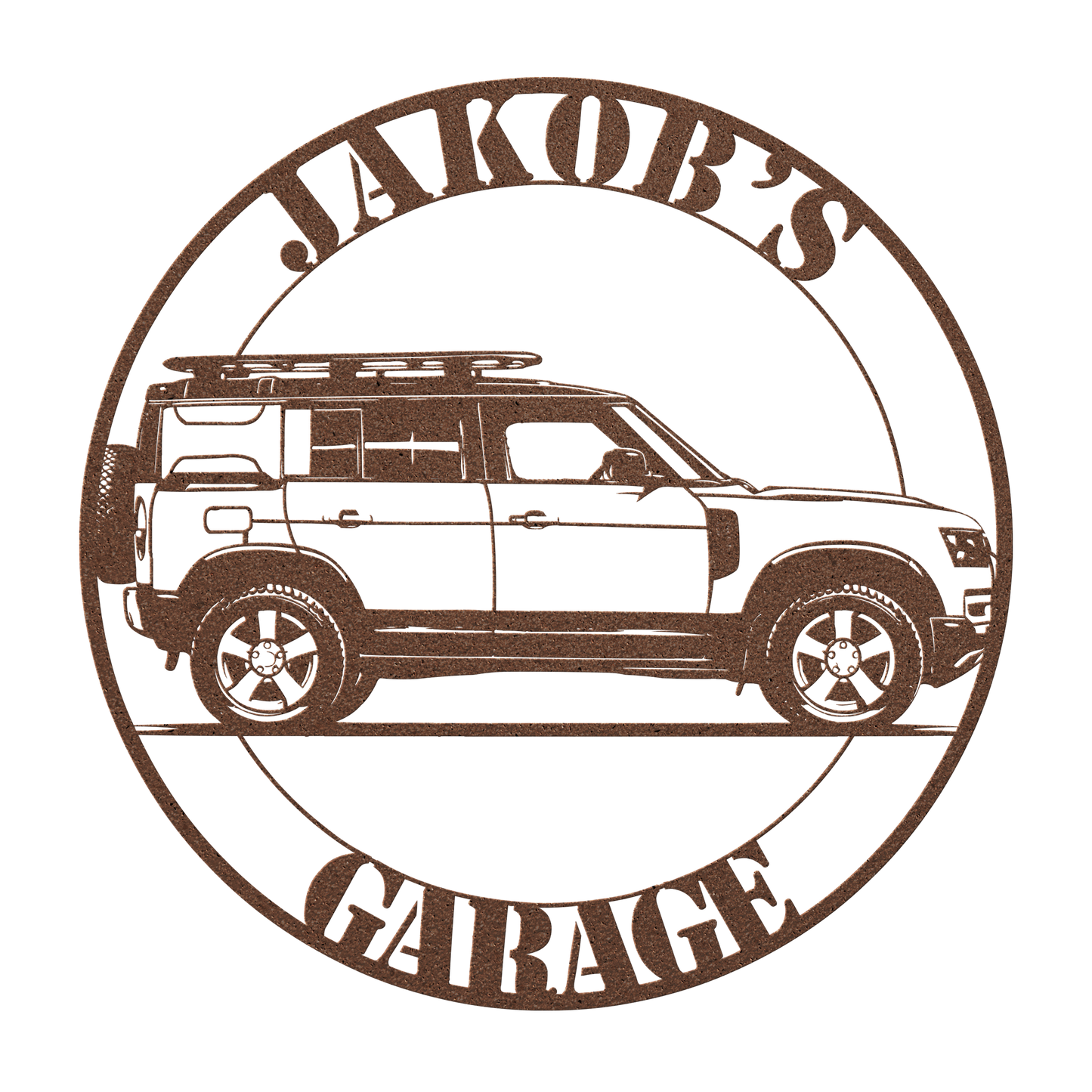 classic 4x4 metal decor