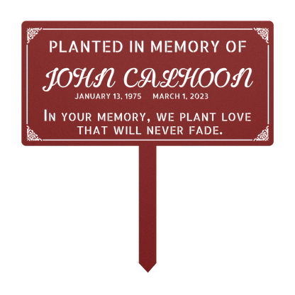 garden sign
