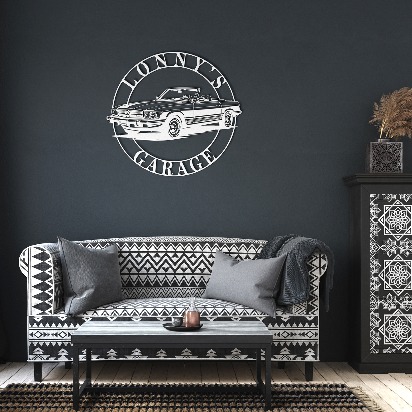 German sports car wall decor