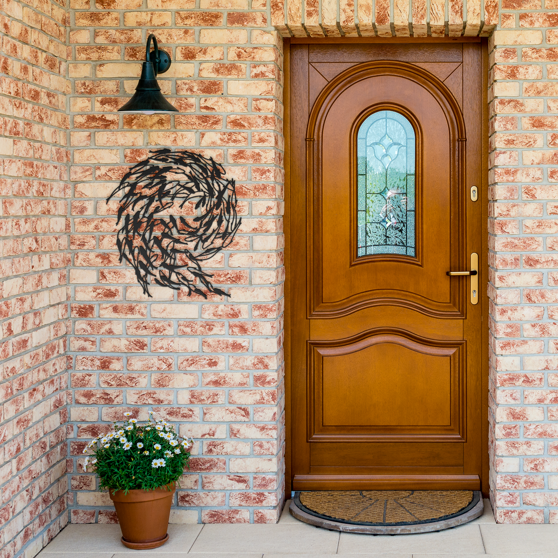 Metal_Fish_Wall_Art__School_of_Fish_F_Black_Brick_Entrance_Mockup.png_15684666