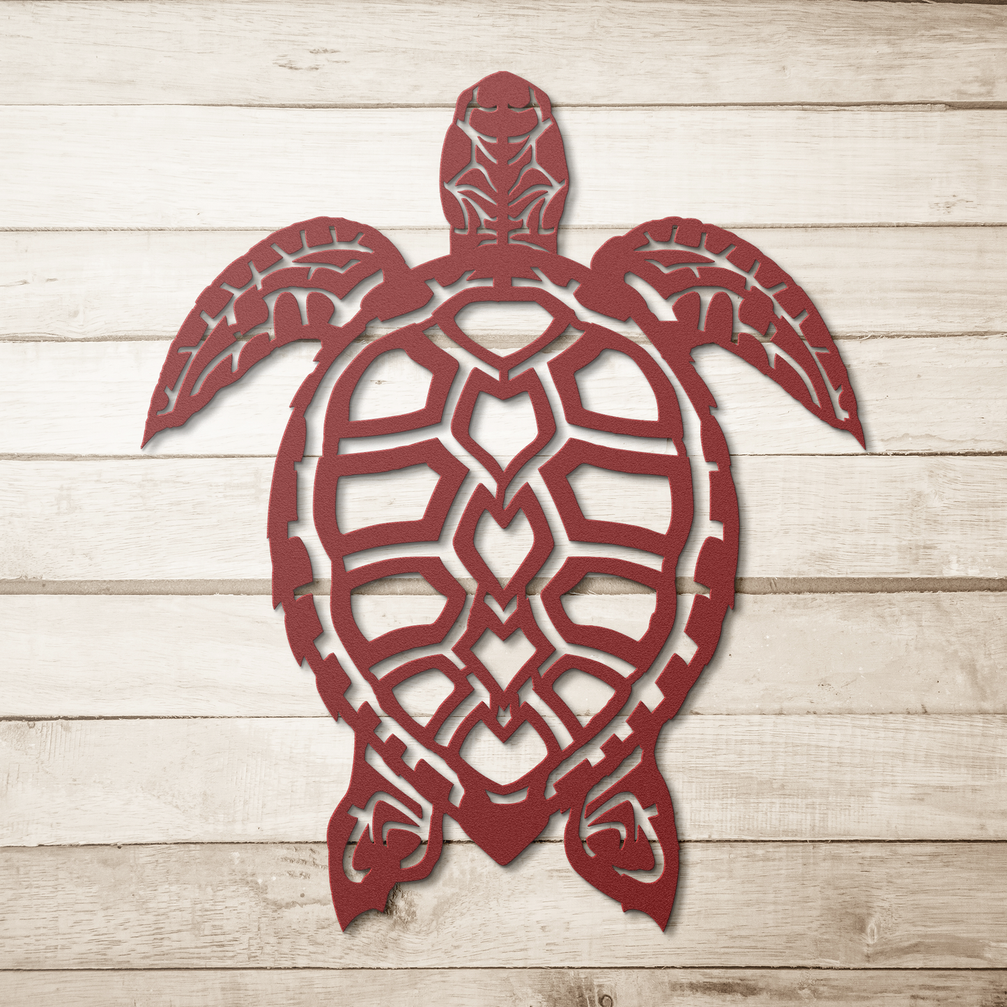 Tropical turtle wall sign coastal decor