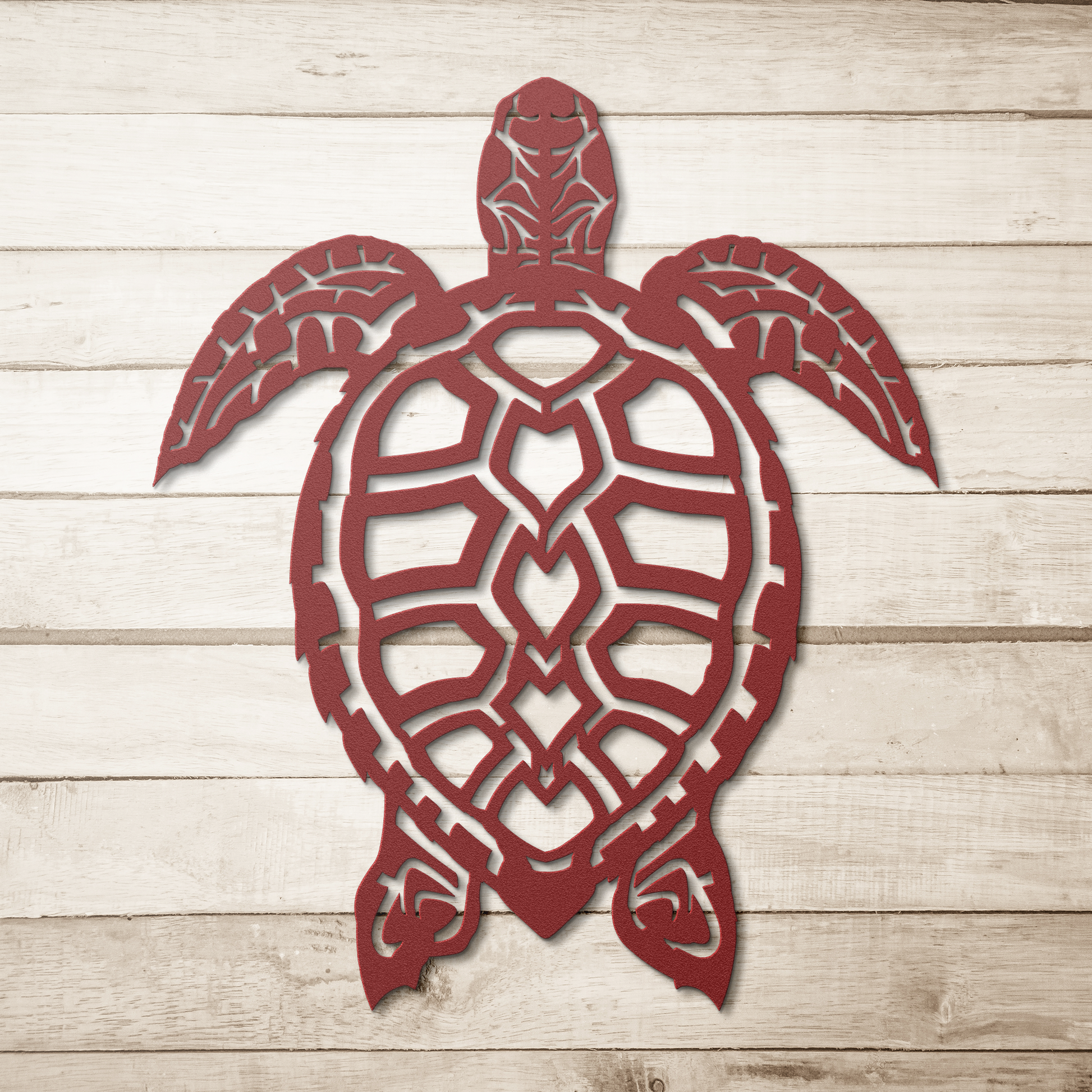 Tropical turtle wall sign coastal decor