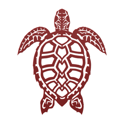 Sea turtle wall decoration for front door