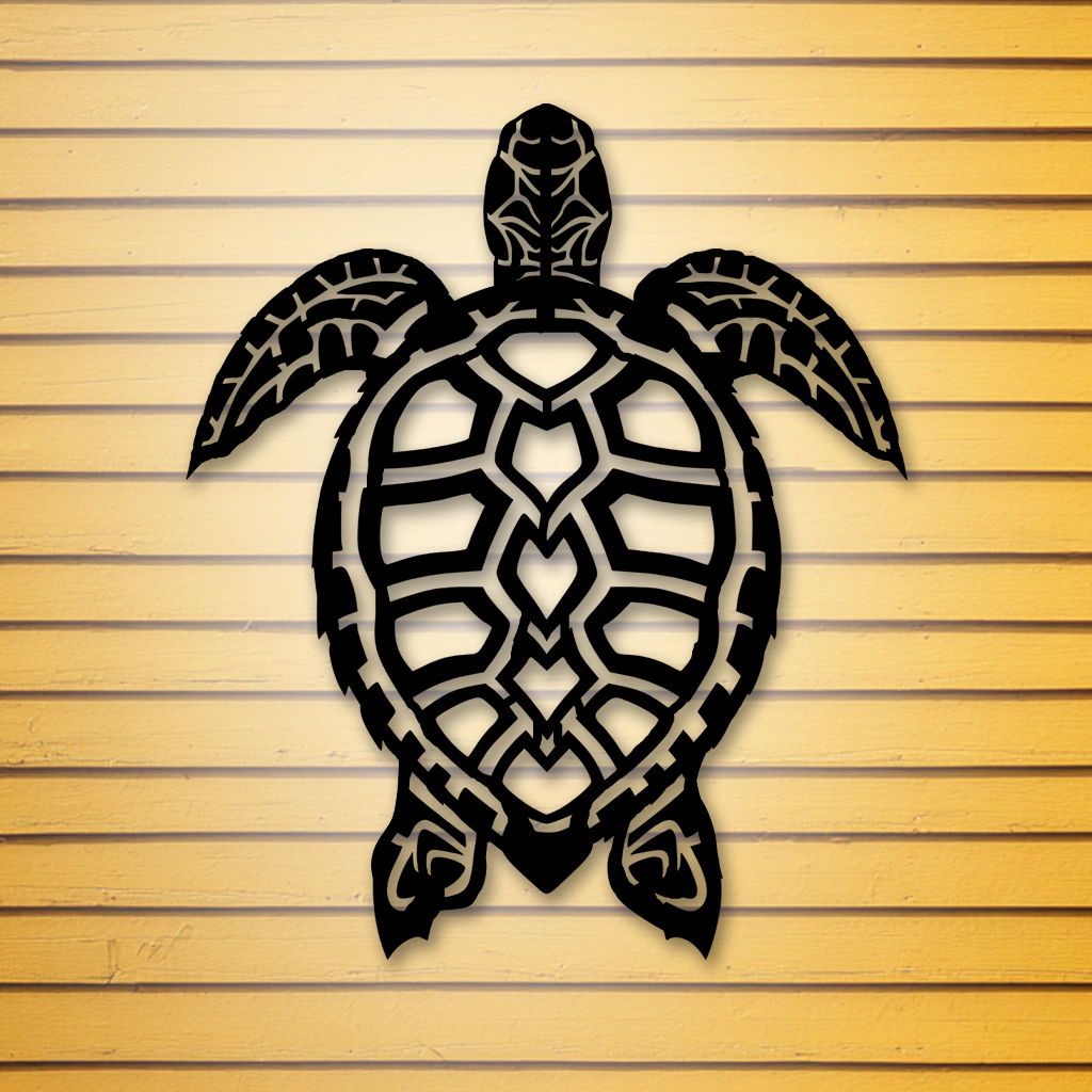 Metal Sea Turtle Wall Art, Sea Turtle Wall Decor, Turtle Metal Sign ...