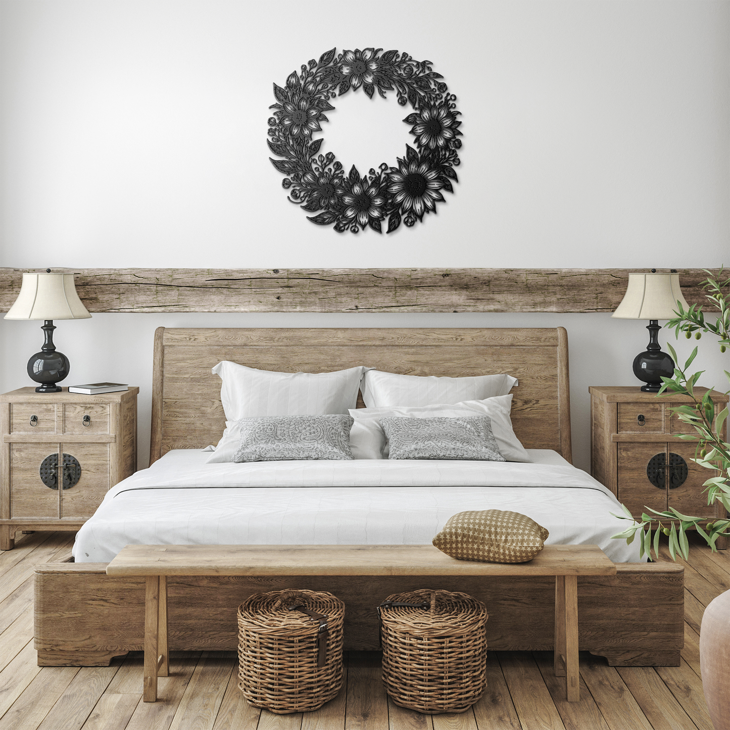 botanical floral wall decor gift for gardeners and plant lovers