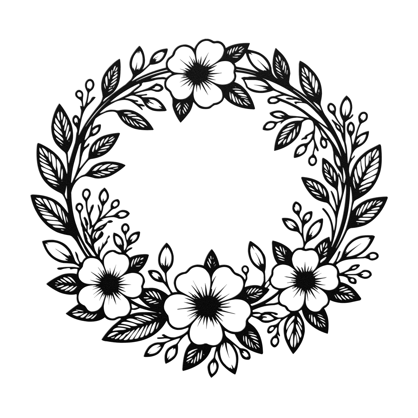 boho wildflower metal wall decor for porch or patio