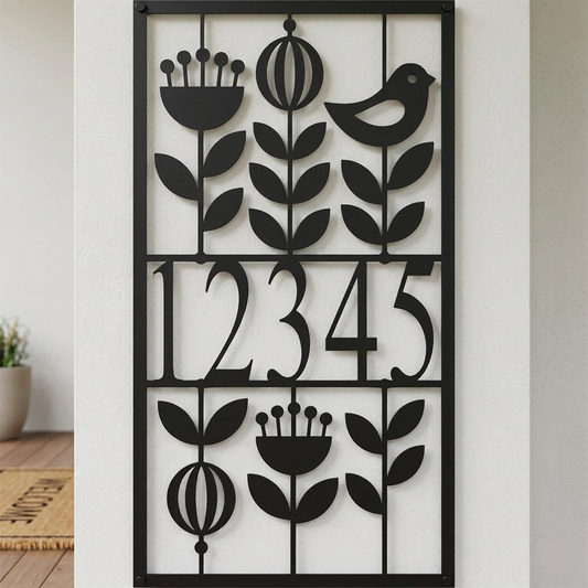 Custom Address Metal Signs