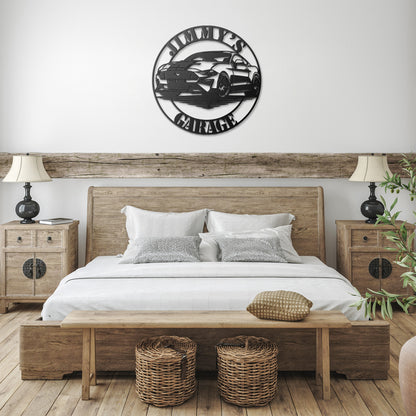Ford Mustang Man Cave Garage Metal Sign