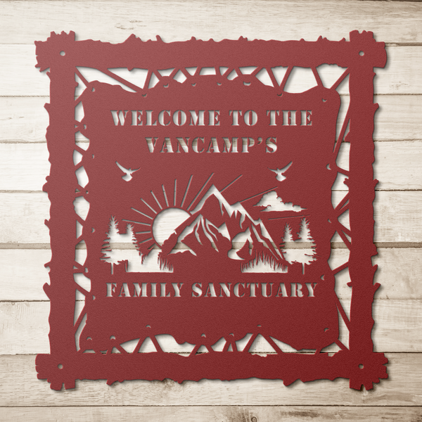 Bear Skin Welcome Sign - Native American Symbolism | Custom Metal ...