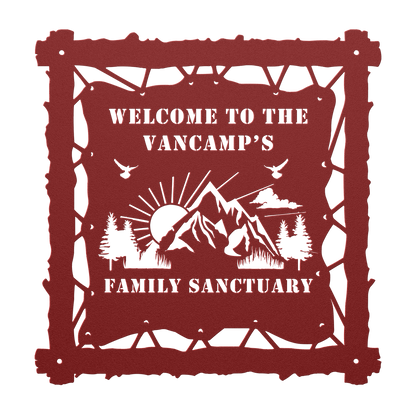 Bear skin style camp art