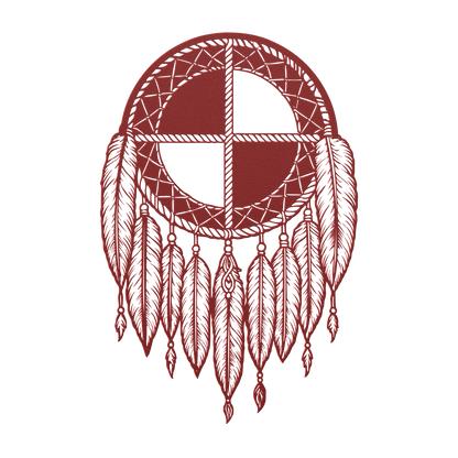 Personalized cultural medicine wheel wall artwork
