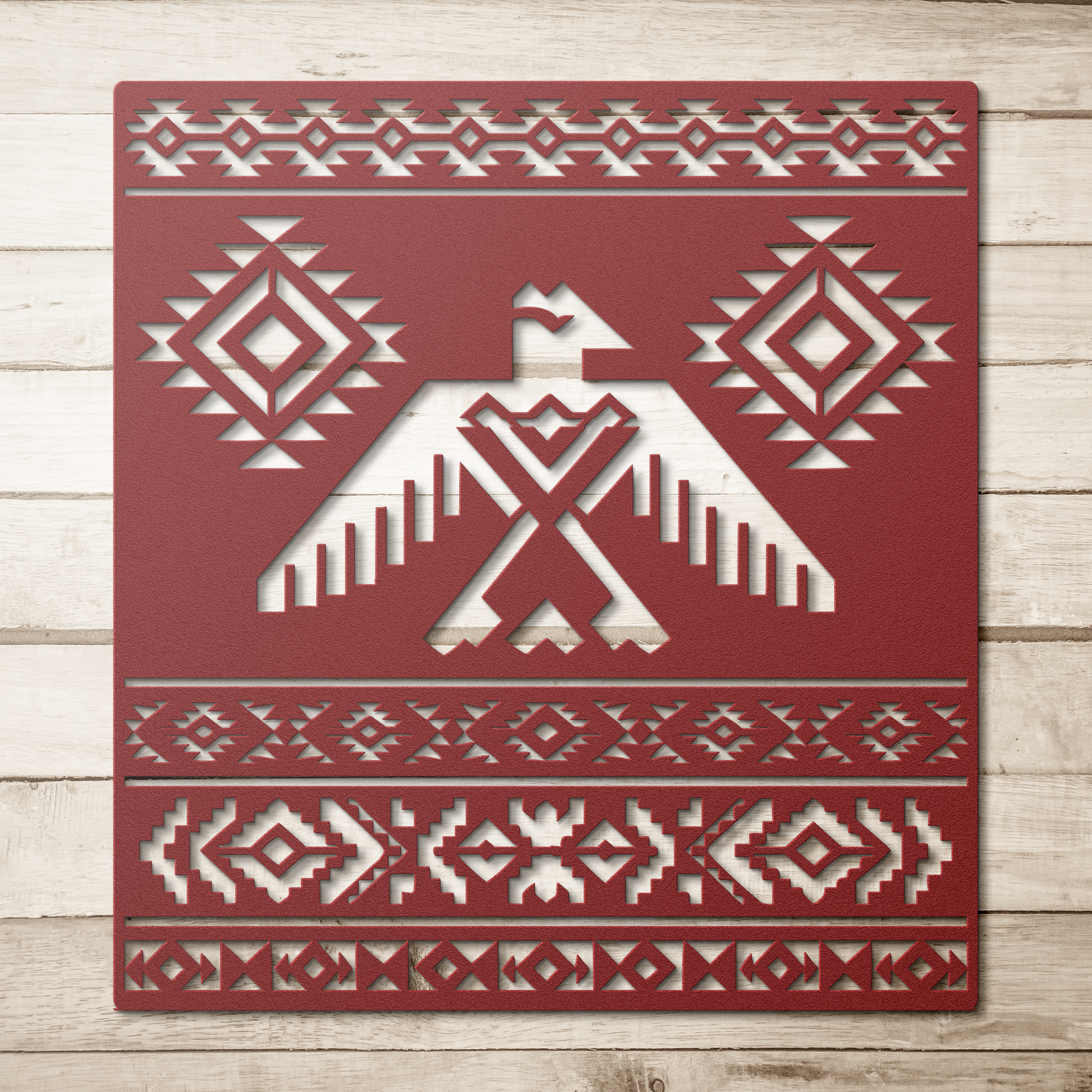 Thunderbird tribal wall decor