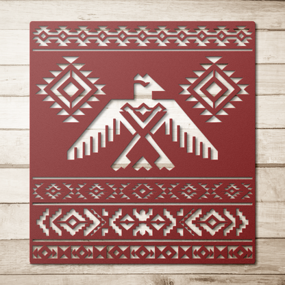 Thunderbird tribal wall decor