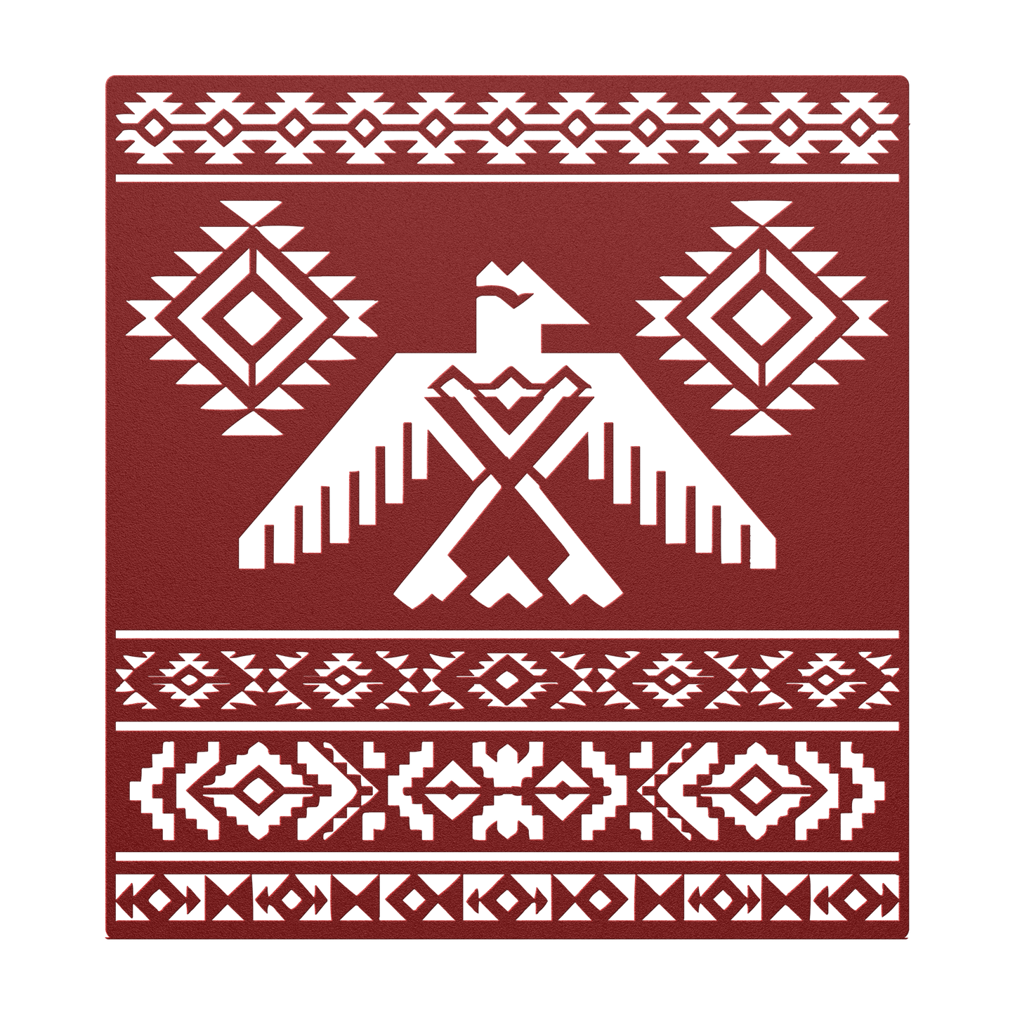 Native american metal wall art
