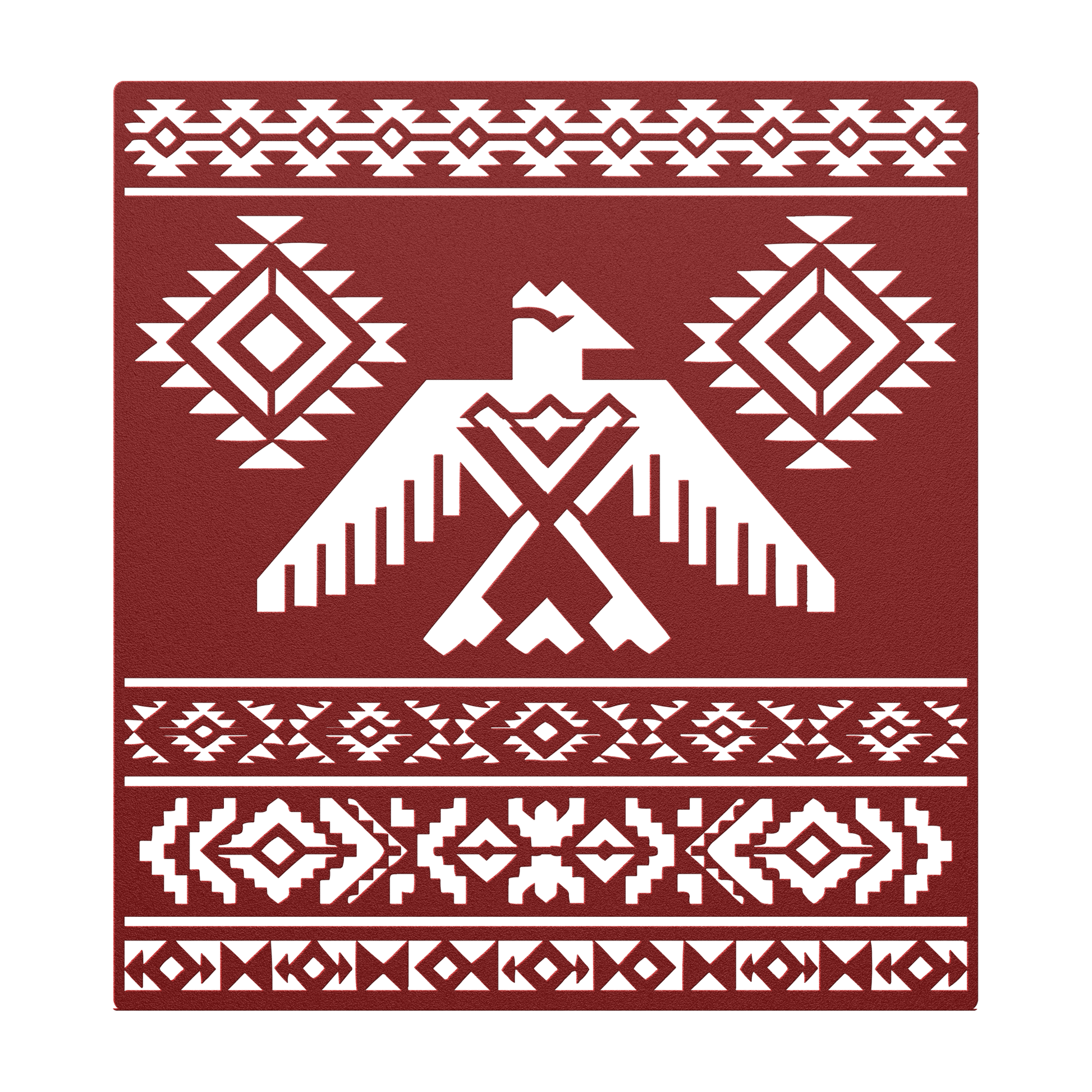 Native american metal wall art