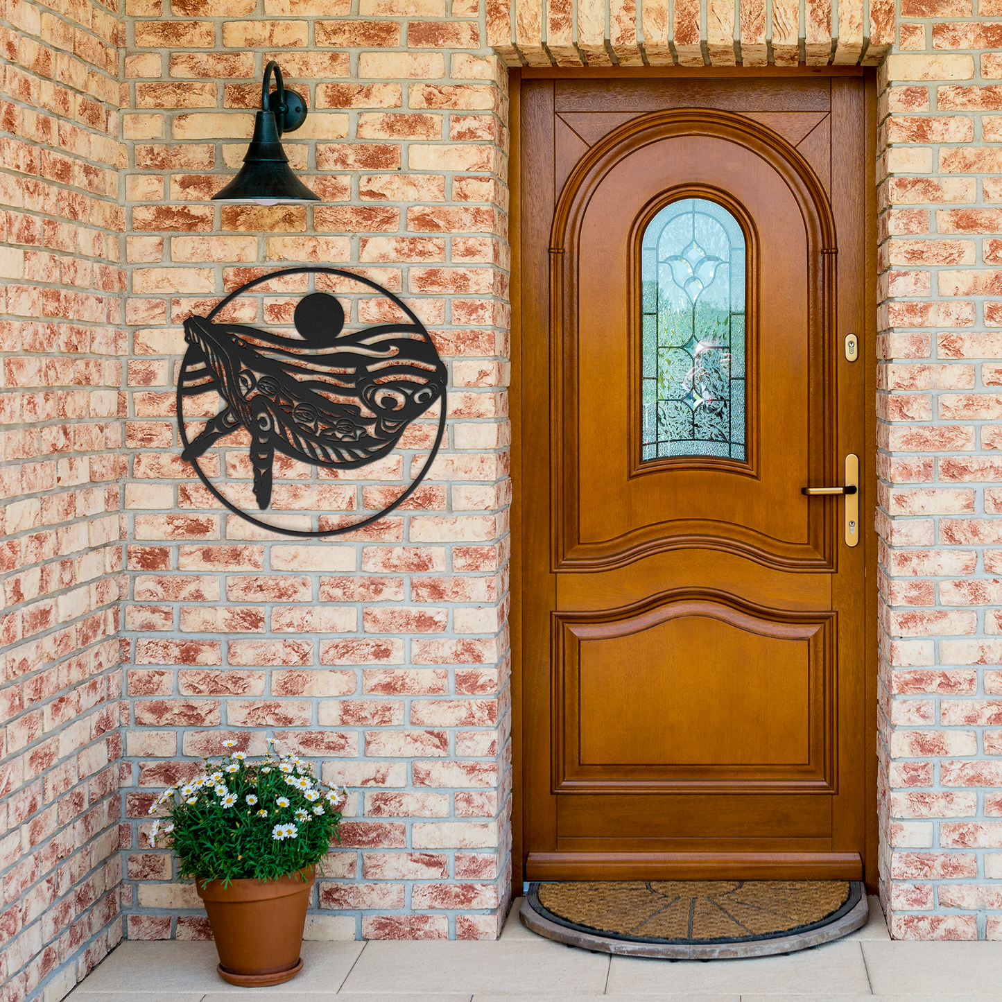 Northwest_Tribal_Humpback_Whale_Metal_Si_Black_Brick_Entrance_Mockup.png