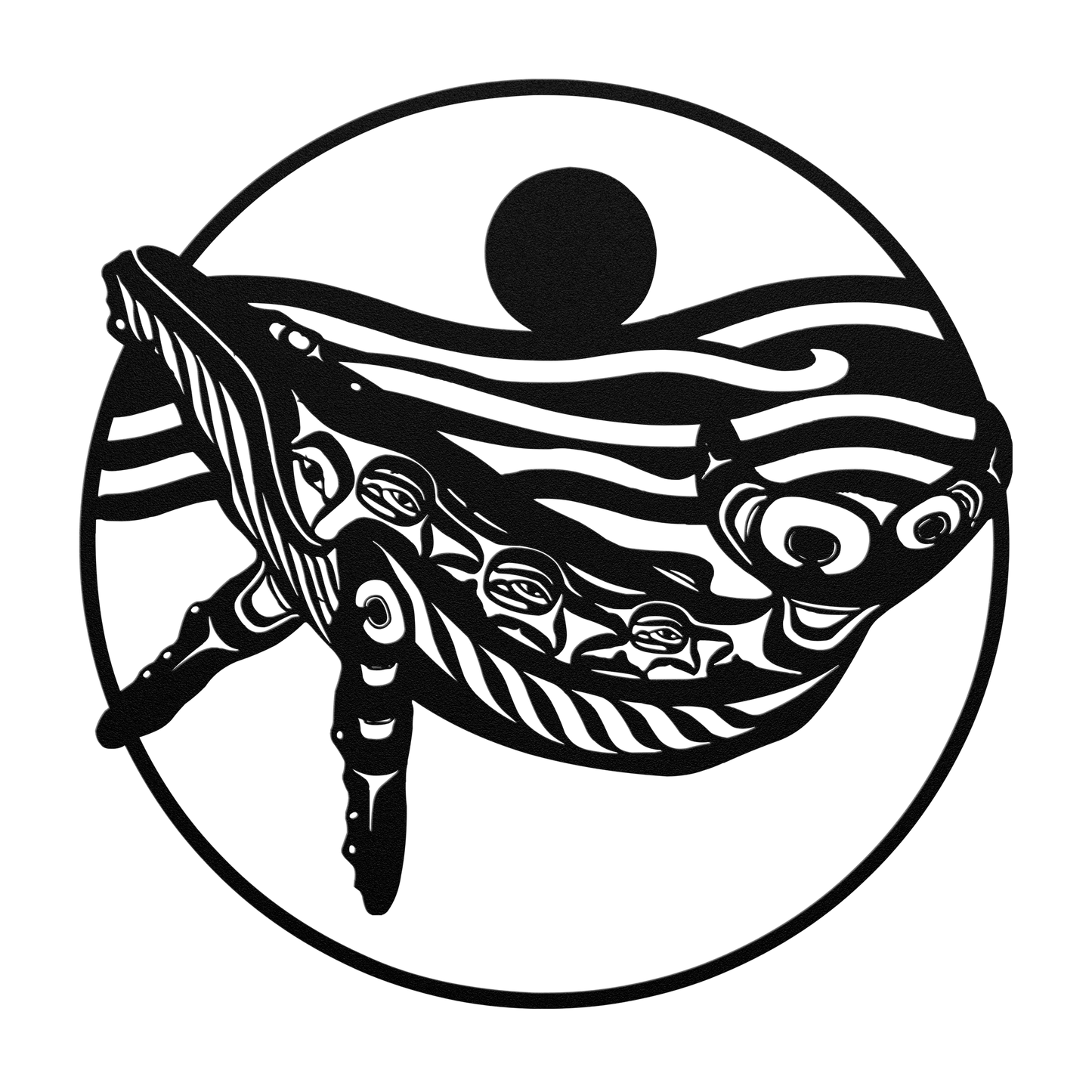 Native American inspired ocean wall art