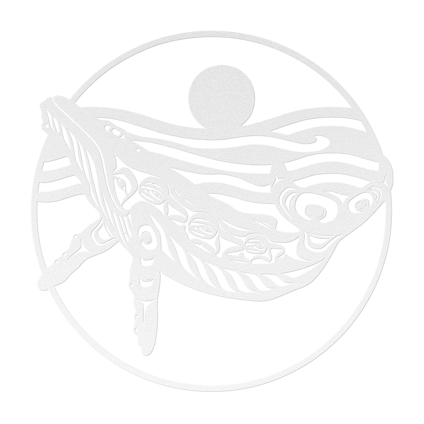 Whale Metal Sign