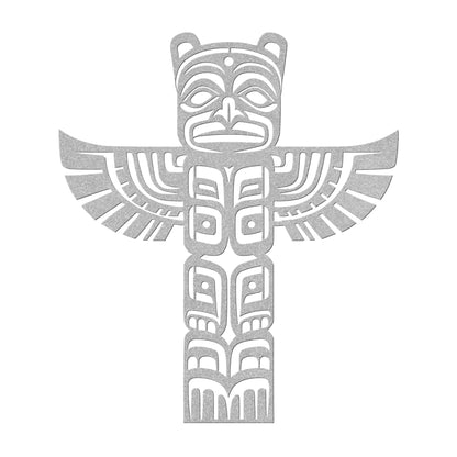 Northwest Tribal Native American Totem Pole Metal Art