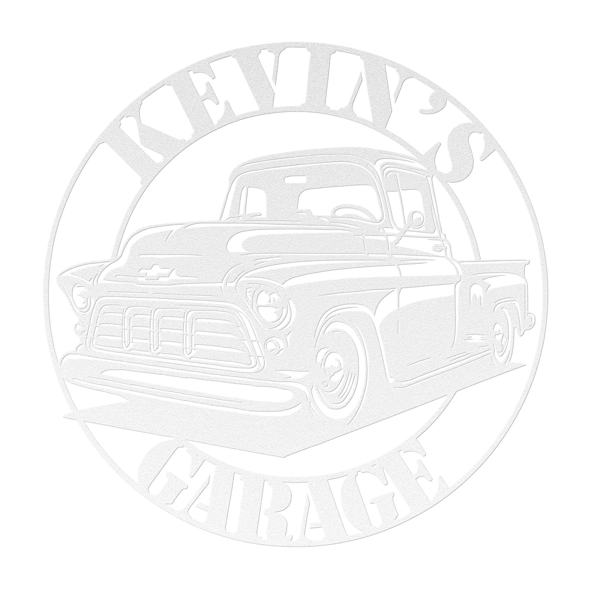 Plaque Vintage Chevrolet – Décoration Garage, Pick Up, Muscle Car, PVC