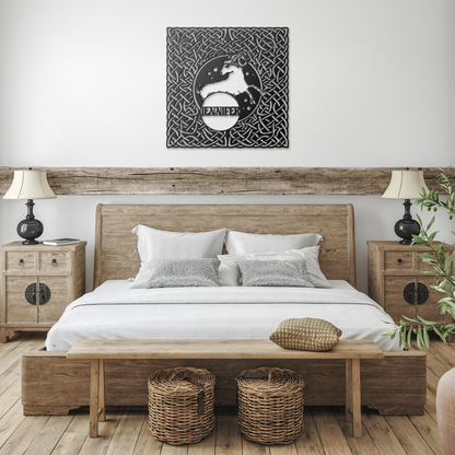 custom aries metal wall decor