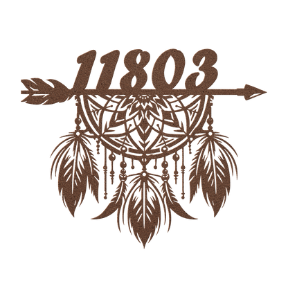 house number sign