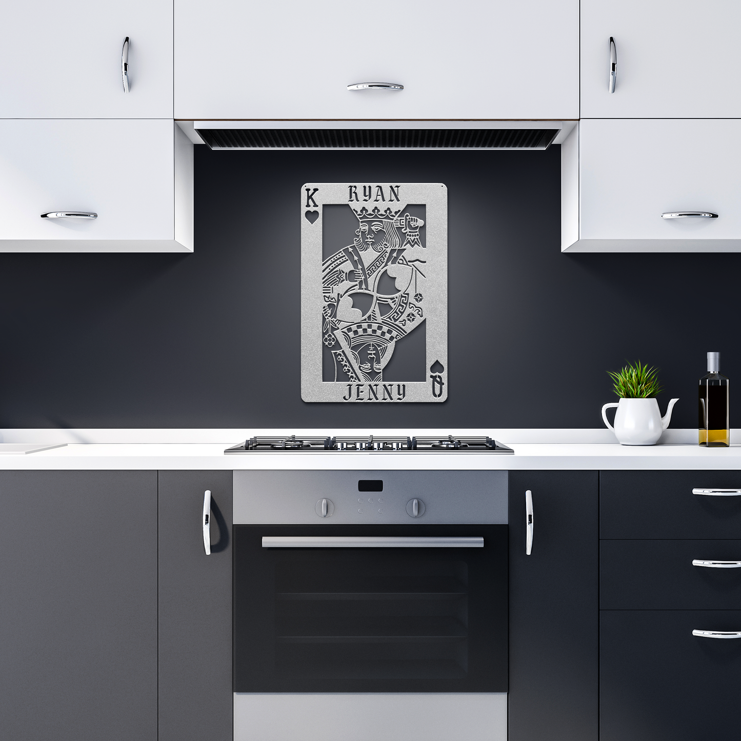 Personalized_King__Queen_of_Hearts_Meta_Silver_Dark_Kitchen_Mockup.png