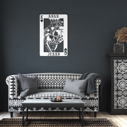 Weatherproof love wall art for home