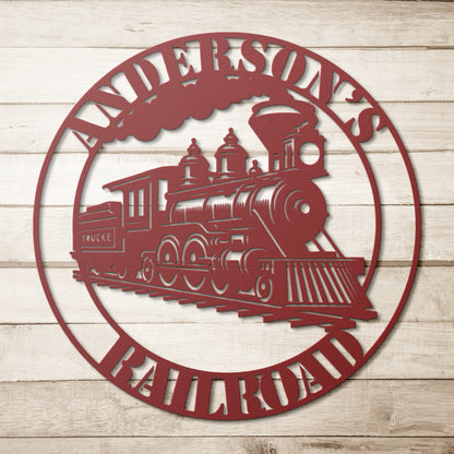 Train Station Sign