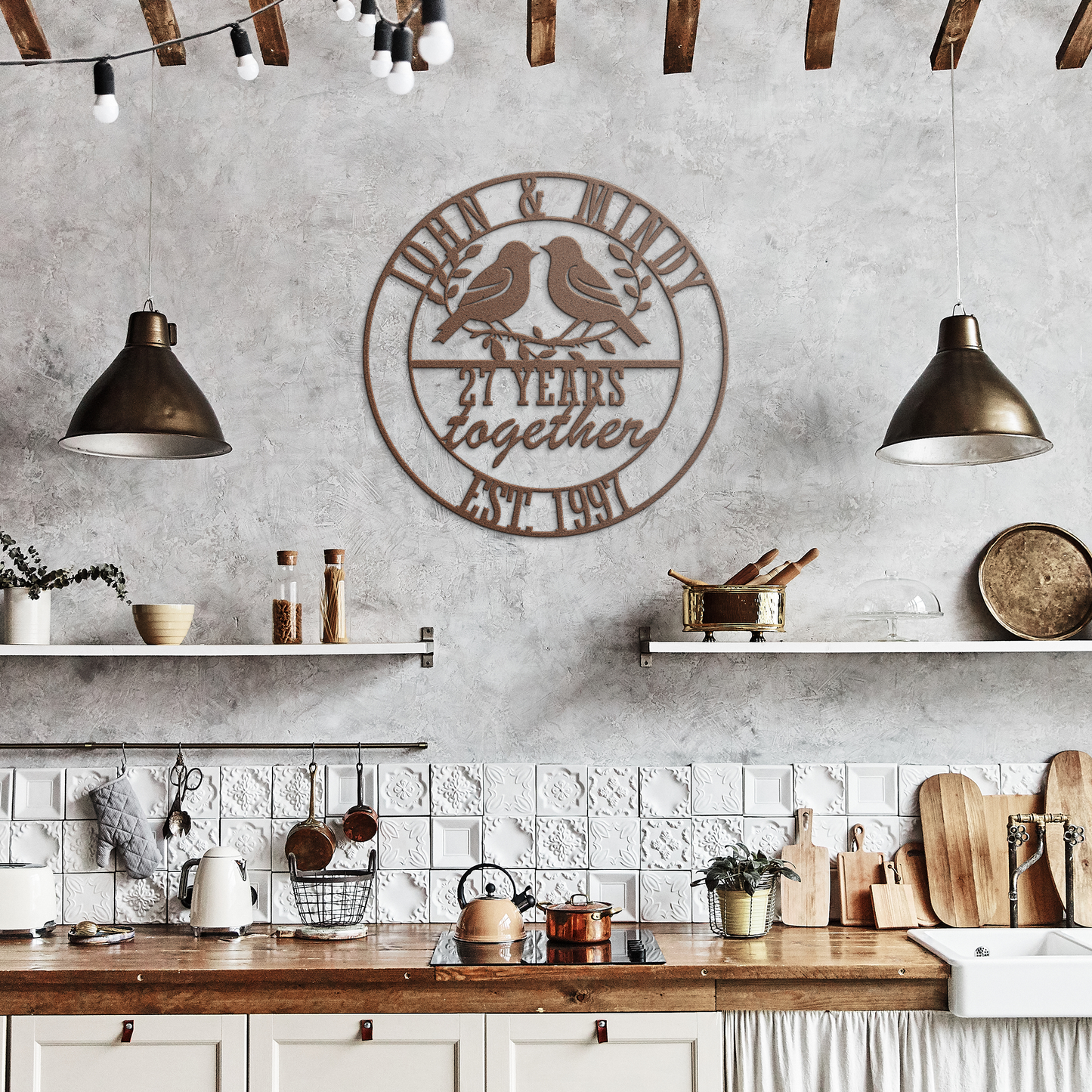 Personalized_Wedding_Anniversary_Lovebir_Copper_Rustic_Kitchen_Mockup.png