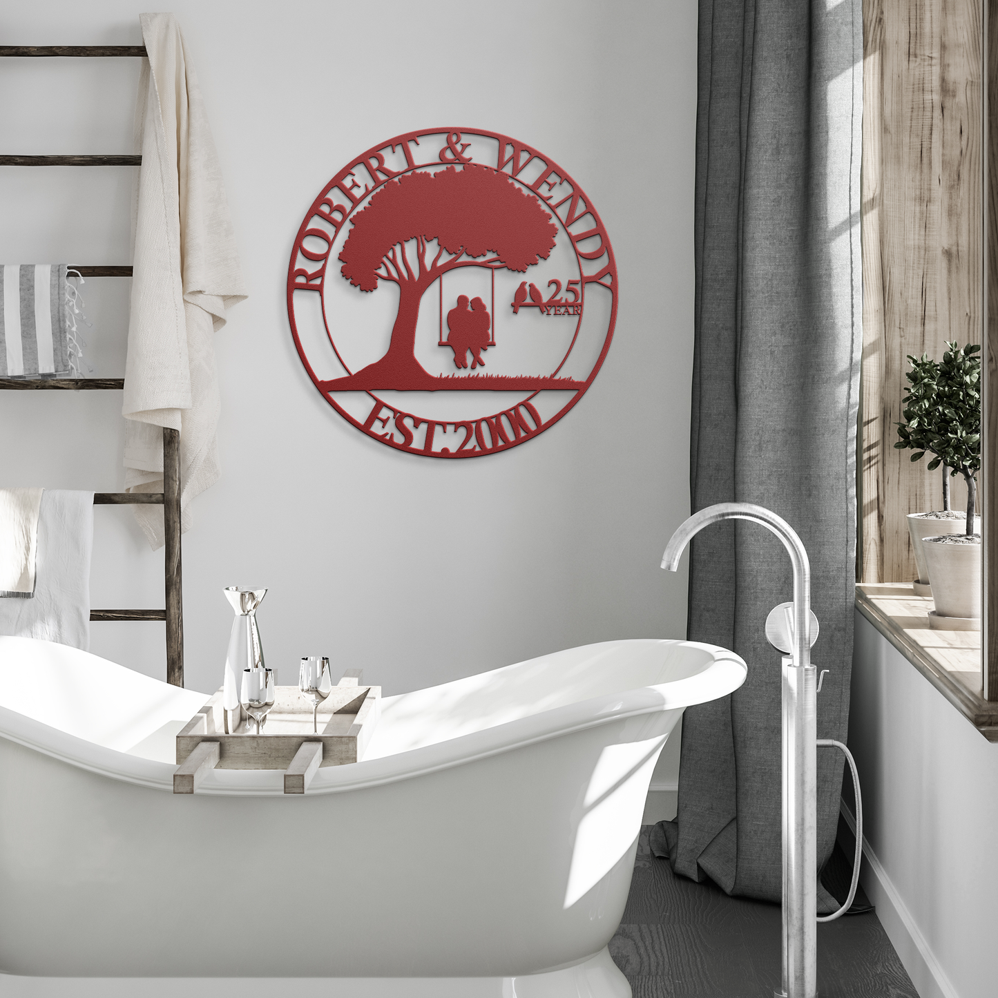 Personalized_anniversary_gift_for_parent_Red_Modern_Bathroom_Mockup.png
