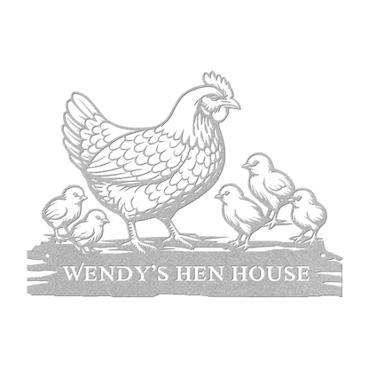 chicken coop sign