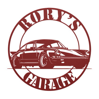 Porsche Garage Signs