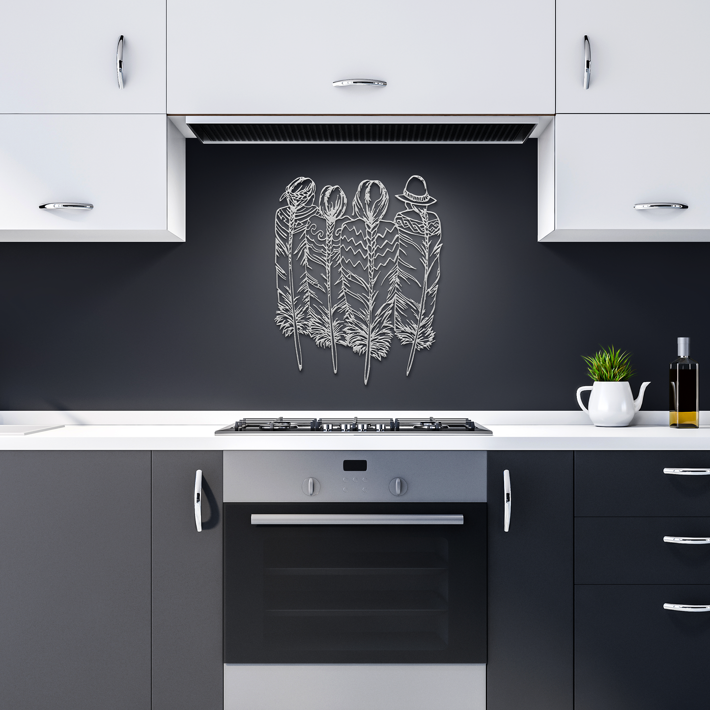 Southwest_Woman_Metal_Wall_Art_Feather_P_Silver_Dark_Kitchen_Mockup.png_15501179