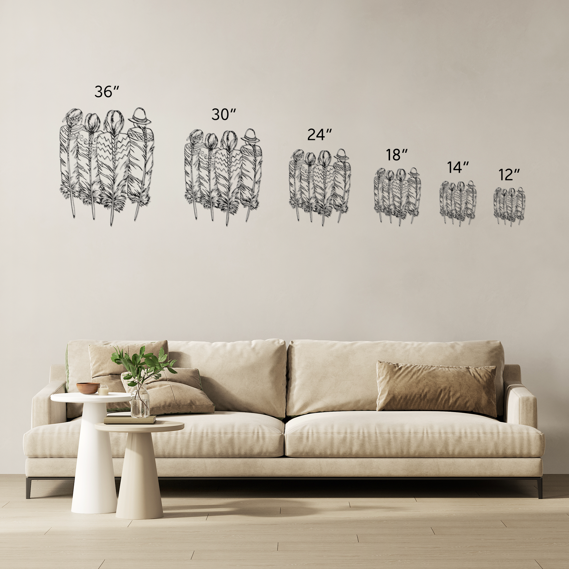 Southwest inspired metal sign made in the USA