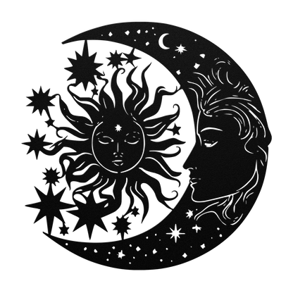 esoteric celestial wall art